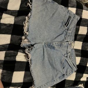 Jean shorts, light blue Jean color. Size 12(medium).